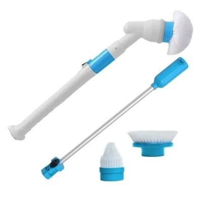 Perie Electrica Rotativa Tip Mop Pentru Curatat Hurricane Spin Scrubber Cu Trei Capete