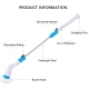 Perie Electrica Rotativa Tip Mop Pentru Curatat Hurricane Spin Scrubber Cu Trei Capete