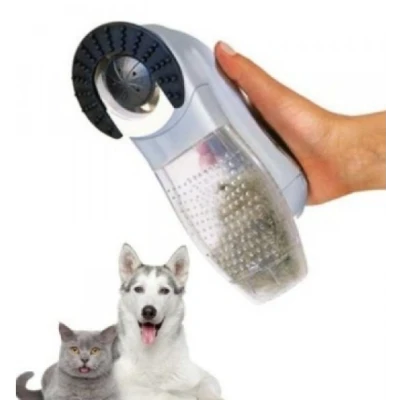 Perie electrica ShedPAL cu vacuum pentru curatat parul de animale