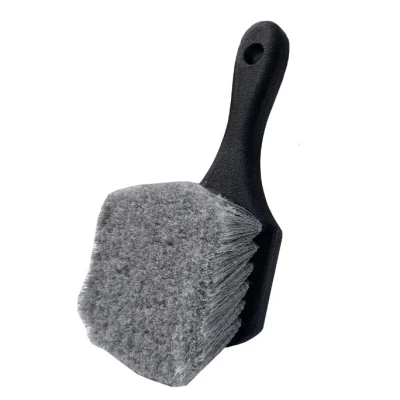 Perie pentru roti/anvelope 215 x 55 x 55 mm Gri/Negru
