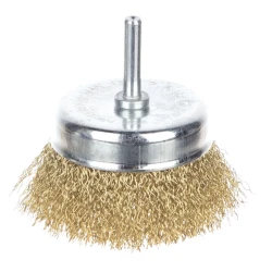 Perie sarma, tip cupa, otel, 5" pentru masina de gaurit 2500 RPM