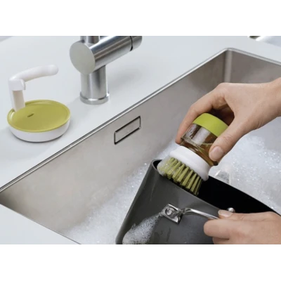 Perie Vase cu Recipient Dozare detergent