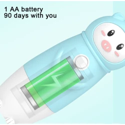 UB Periuta albastra electrica de dinti pentru copii ursulet