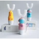 Periuta de dinti electrica pentru copii, forma de U, ALBASTRA