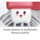 Periuta de dinti electrica pentru copii, forma de U, ALBASTRA