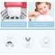Periuta de dinti electrica pentru copii, forma de U, ALBASTRA
