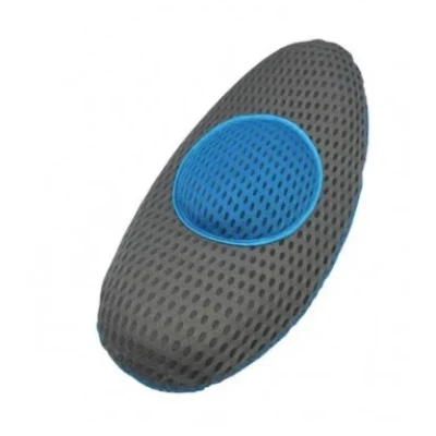 Perna ergonomica Comfy Curve Gri cu albastru pentru sustinere lombara si spate