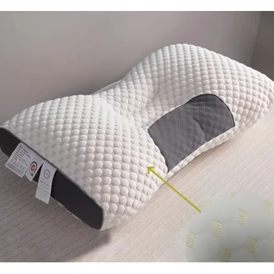 Perna ortopedica pentru gat Ulisem multifunctionala umplutura din fibra de soia
