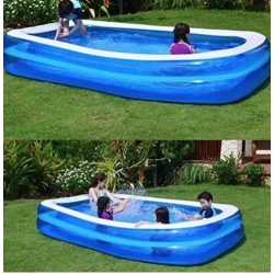 Piscina gonflabila pentru Adulti/Copii dimensiuni 200 x 150 x 50 cm Dreptunghiular