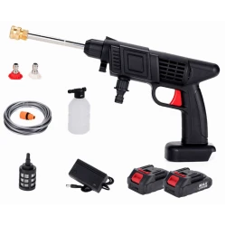 Pistol de spalat cu presiune portabil cu 2 acumulatori 48V