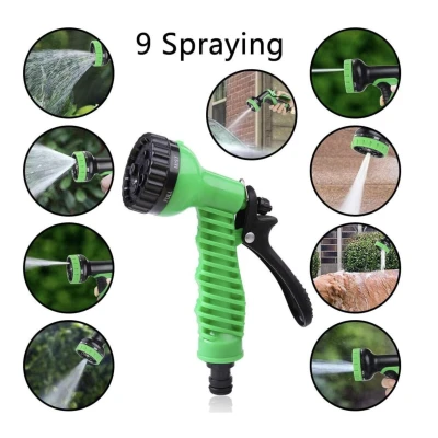 Pistol de stropit 7 moduri de udare material ABS fara scurgeri negru/verde