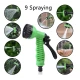 Pistol de stropit 7 moduri de udare material ABS fara scurgeri negru/verde