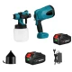 Pistol de Vopsit Electric Profesional fara fir 120W de 21V cu 2 baterii Li Ion capacitate 800 ml