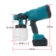 Pistol de Vopsit Electric Profesional fara fir 120W de 21V cu 2 baterii Li Ion capacitate 800 ml