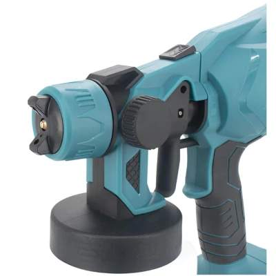 Pistol de Vopsit Electric Profesional fara fir 120W de 21V cu 2 baterii Li Ion capacitate 800 ml