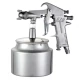 Pistol de vopsit F75 cu aer comprimat cupa dedesubt