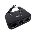 Piza auto bricheta 120W cu 3 prize 2 porturi USB 2 porturi Type C 1656