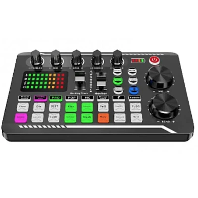 Placa de Sunet Live Q SK7 cu Mixer Audio Podcast si Schimbator de Voce