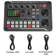 Placa de Sunet Live Q SK7 cu Mixer Audio Podcast si Schimbator de Voce