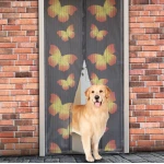 UB Plasa Anti Insecte pentru usi NEAGRA  inchidere magnetica 100x210 cm