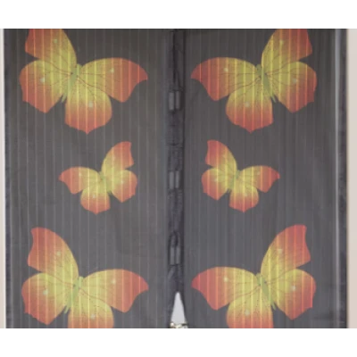 UB Plasa Anti Insecte pentru usi NEAGRA  inchidere magnetica 100x210 cm
