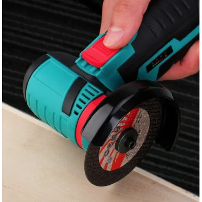 Polizor unghiular electric portabil cu 1acumulator Li Ion 12V