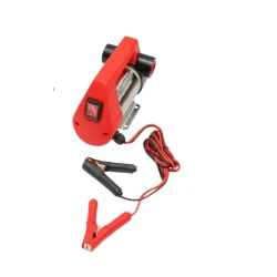 Pompa electrica 12V transfer motorina, 40L/ min maner ROSU