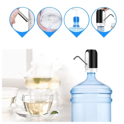 Pompa electrica cu incarcare USB pentru bidoane apa