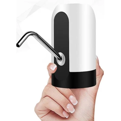 Pompa electrica LED pentru bidoane cu USB