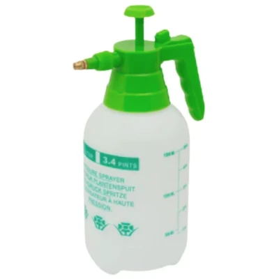 Pompa manuala de stropit 2L cu presiune si duza reglabila ALB/VERDE