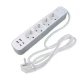 Prelungitor JORTAN OG2204 cu 4 prize 2 porturi USB si 2 Type C 2 metri