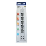 Prelungitor JORTAN OG2205 cu 5 prize 2 porturi USB si 2 Type C 2 metri