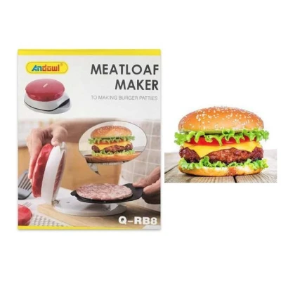 Presa pentru burgeri Q RB8 cu diametrul de 12 cm
