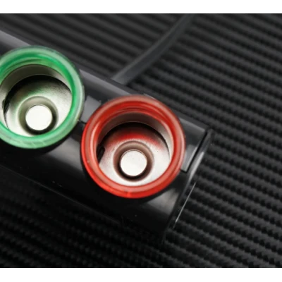 Priza auto 12V/24V Olesson 1523  cu 5 intrari 120W negru