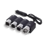Priza Auto 12V  Olesson 1508 cu 5 intrari 120 W negru
