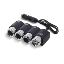 Priza Auto 12V  Olesson 1508 cu 5 intrari 120 W negru