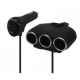 Priza auto 12V si 24V Olesson 1634 cu 4 intrari 120W negru