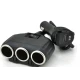 Priza auto 12V si 24V Olesson 1634 cu 4 intrari 120W negru