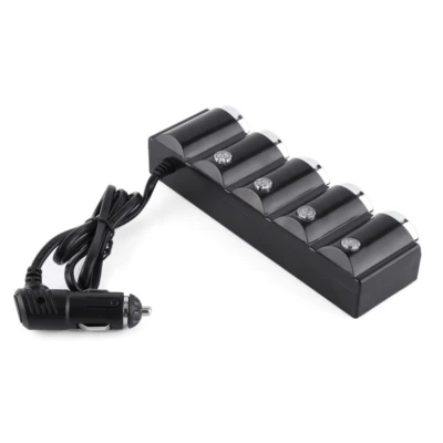 Priza auto 1504 cu 6 intrari  12V  In-Car negru MULTIPLICATOR