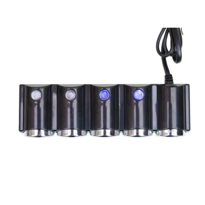 Priza auto 1504 cu 6 intrari  12V  In-Car negru MULTIPLICATOR