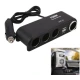 Priza auto 1525 Olesson 12V/24V cu 6 intrari 120W negru