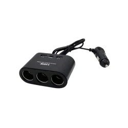 Priza auto 3 cai si USB 120W Olesson 1653