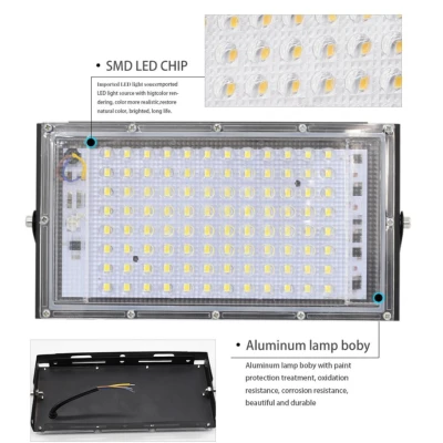 Proiector 100W 220V 96 LED SMD cu lupa Dreptunghoular XL