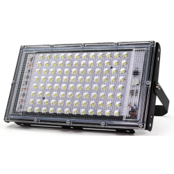 Proiector 100W  220V 96 LED SMD cu lupa Dreptunghiular