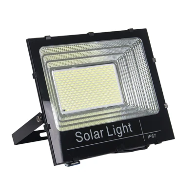 Proiector 100W  LED DIMABIL cu Panou Solar INDIVIDUAL si Telecomanda HA