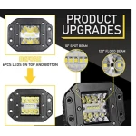 Proiector auto 48W 4/6/4 LED 3 randuri 12/24v