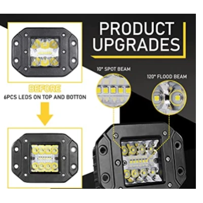 Proiector auto 48W 4/6/4 LED 3 randuri 12/24v