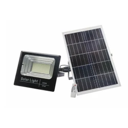 Proiector cu panou solar 200W si telecomanda BJ200W