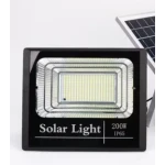 Proiector cu panou solar 400W si telecomanda BJ400W
