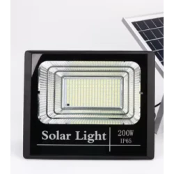 Proiector cu panou solar 400W si telecomanda BJ400W